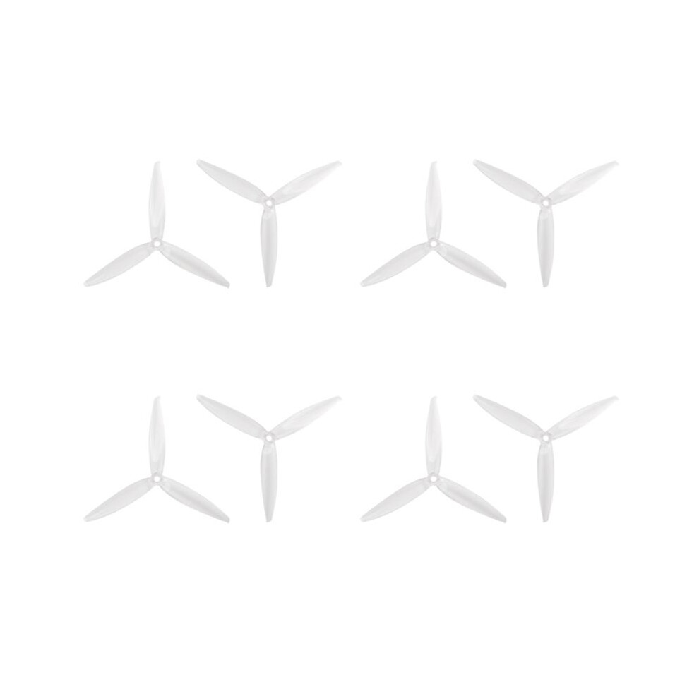4 Pairs 7040 7X4x3 3-Blade Pc Propeller Cw+Ccw For Rc Fpv Freestyle 7Inch Long Range Drones Diy Parts Transparent 6032350249048
