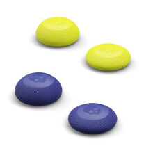 Konvexes Daumengriff-Set, Joystick-Kappe, Thumbstick-Abdeckung für Ally, Gelb-Blau