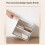 Transparent Desktop Storage Box Drawer Type Office File Storage Box Bedroom Study Stack Combination Portable Storage Box 8