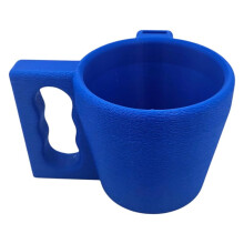 IJsbekerhouder met Lepelgleuf - Comfortabele Grip met Zachte Textuur - Levendige Kleuren - Comfortabele Ergonomische Handgreep A