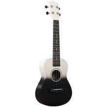 Guitare en Bois Bicolore de 23 Pouces, Ukulélé à Quatre Cordes,  Guitare pour Débutants, Guitare en Bois Dégradé Bicolore B