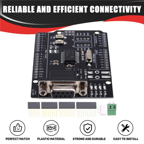 MCP2515 CAN Bus Shield Board Module SUB-D Connector Standard UART IIC SPI LED Indicator Controller CAN 4,8-5,2V 2