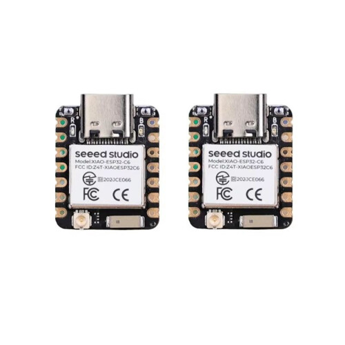 Per XIAO ESP32C6-2.4 GHz WiFi 6,  5.3 per Zigbee Thread (802.15.4), ESP Rain Maker, AWS IoT,  Azure 2 Pezzi
