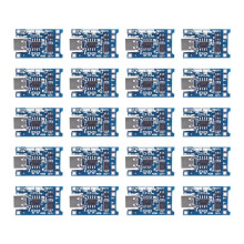 Module de Chargeur de Batterie au Lithium Type-C 18650 5V 1A Carte de Charge avec Double Fonction de Protection pour Projets de Bricolage 20 Pièces