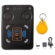 NFC RFID  Chip Card Reader Kopieerapparaat + CUID Sleutelhanger ID IC 13.56Mhz 125Khz 250Khz 375Khz RFID Token Kloon Duplicator