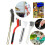 6PCS Bird Cage Cleaning Brush Tools Set, Bird Poop Remover Scraper Birdcage Accessory 5