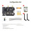 Adattatore PCIe A M.2 e KEY con Funzione PoE per Raspberry Pi 5 Compatibile con NGFF (M.2 e Key) Wireless NIC 5