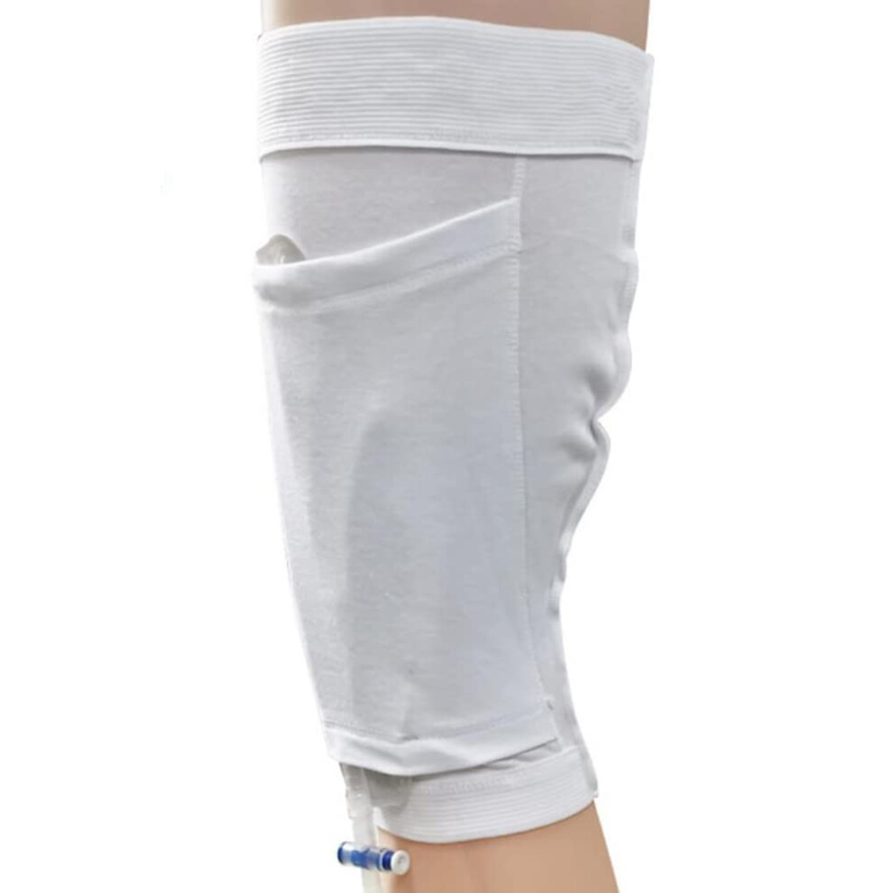 Catheter Leg Bag Holder Large (L) Size, AntiSlip AntiIrritation Catheter Stabilization Device, Drainage Tube Strap