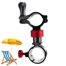 Fishing Chair Umbrella Clip Brackets, Adjustable 360-Degree Rotating Rod Holder for Camping, Beach, Patio Use