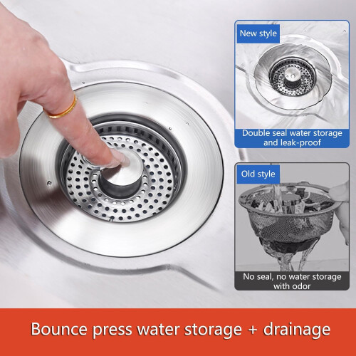 Efficient Kitchen Sink Drain Basket for Easy Maintenance, Fits Standard Sinks, Durable Plastic, Rust-Resistant Design 2