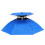 Fishing Umbrella Hat Waterproof Sun Protection, Hands Double Layer with Adjustable Head Strap 1