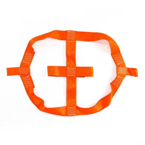 Tie Down Straps For Motorcycle Rear Wheel Lashing Solution   Strength Polyester, Orange