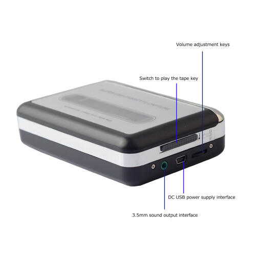 Compact Cassette Tape to MP3 Converter Player USB Compatible 1