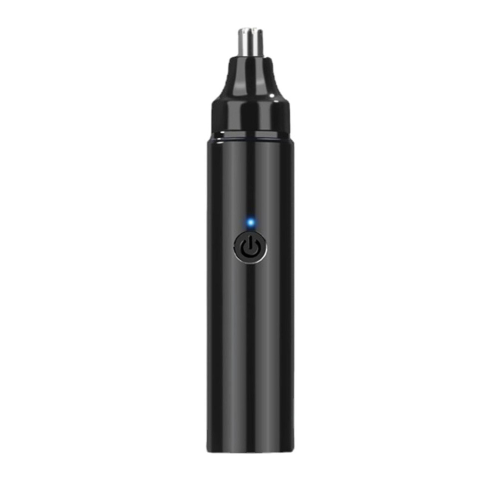 Rechargeable Electric Nose Hair Trimmer with 360 Rotation and Precision DualEdge Blades for Men and Women