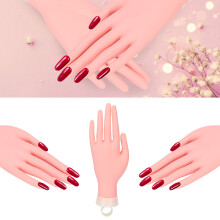 Realistische Nailart-Trainingshand, biegsame