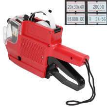 Preisschildpistole MX-6600 10-stellig, 2-zeilig, Etikettenmarkierer Rot