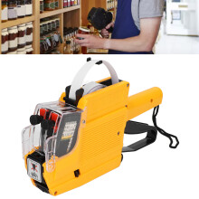 Preisauszeichner MX-6600 10-stellige 2-zeilige Etikettenmarkierer Gelb