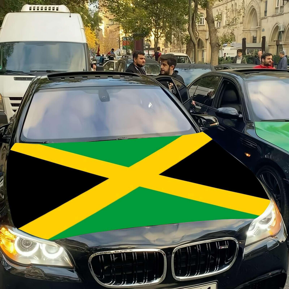 Car Hood Flag 4X5 Ft Uvresistant Waterproof Patriotic Cover Universal Fit For Cars Trucks Suvs 9382693186577