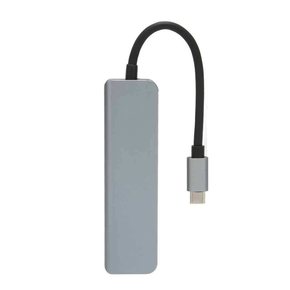 Usb Port Adapter, Powerful Charging Capability 5 In 1 Usb Hub With Usb 3.0 And Dual Card Readers, Supports 5Gbps Transfer Speeds, Aluminum Alloy Multi 9147006779149