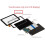 10.1 Inch Touch Screen Digitizer for OSCAL Pad 70 with Sensitivity Control and Adhesive 2