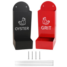 Heavy Duty Chicken and Oyster Shell Feeder, Large Capacity, Spill Proof, Weatherproof for Hens Ducks