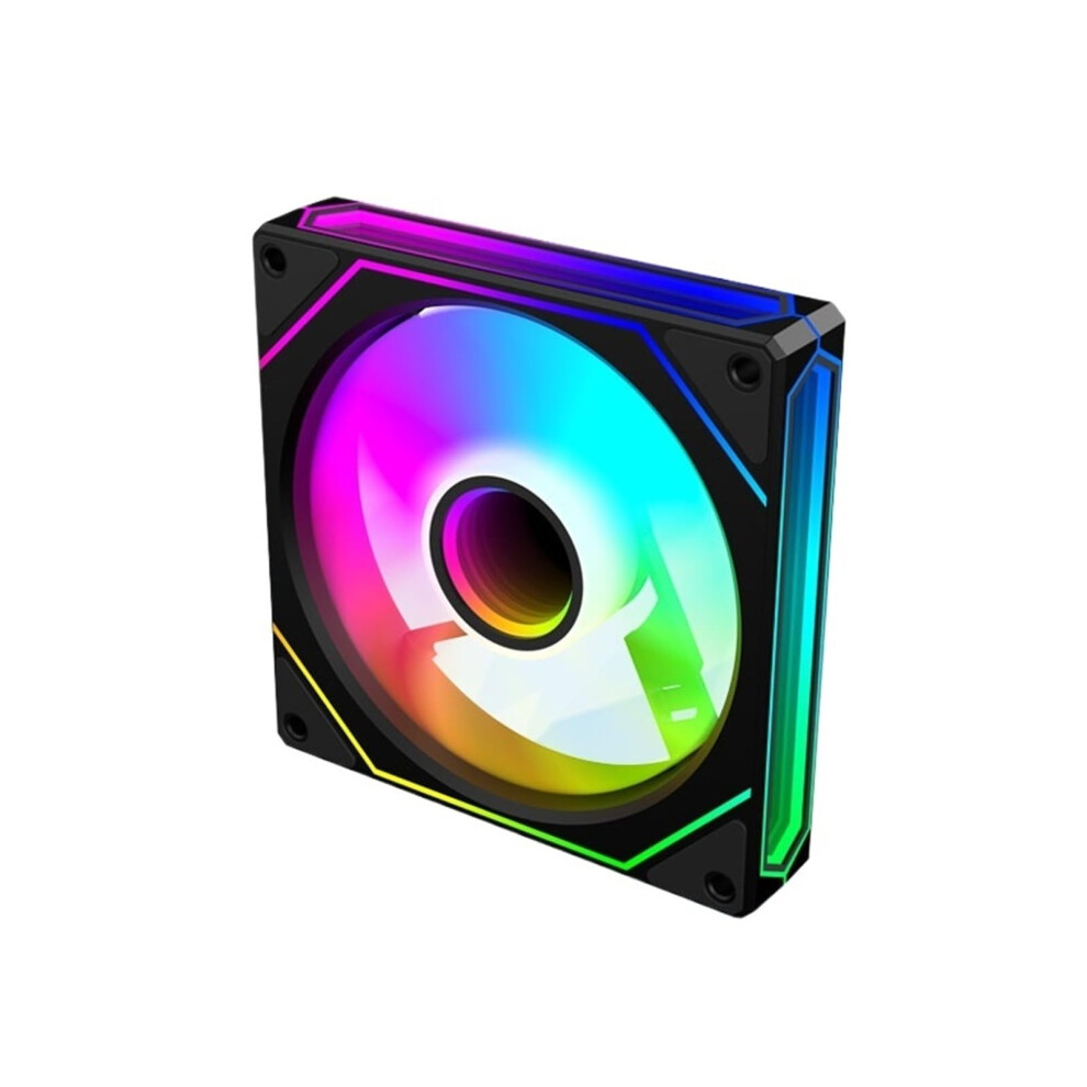 12Cm Argb Pc Case Fan With Reverse Blade, Airflow And Low Noise 120Mm Black 9382693187093