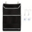Large Hanging Laundry Hamper, Foldable Waterproof Nylon WideMouth Shower Bath Storage Bag (Black) 1