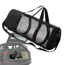 Diving Equipment Pocket Cylindrical Mesh Design Snorkeling Gear Bag For Scuba Diving Black