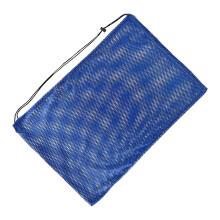 Generic Diving Mesh Bag For Snorkeling Gear, Drawstring Closure, Mesh Dive Bag, Blue