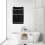 Large Hanging Laundry Hamper, Foldable Waterproof Nylon WideMouth Shower Bath Storage Bag (Black) 2