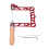 Mini-Holzsäge mit U-förmigem Griff, 10 cm, Rot 2