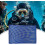 Generic Diving Mesh Bag For Snorkeling Gear, Drawstring Closure, Mesh Dive Bag, Blue 2