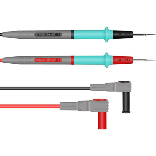 Fine Tip Multimeter Test Leads For Precise Circuit Testing, Antislip Grip, Electronics Probes For Diagnostics & Repairs 1