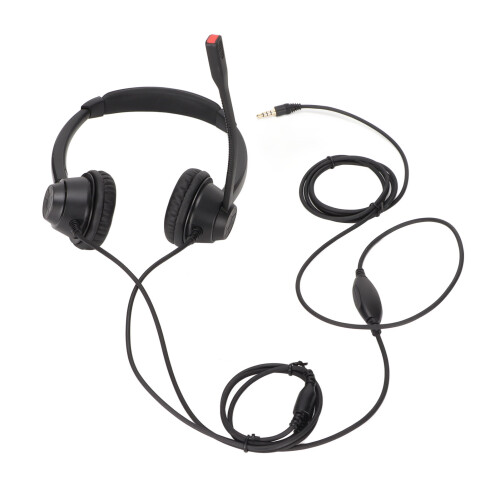 HD Microphone Headset, Comfortable Design For Extended Use, Great Durability For Demanding Environments, Easy Plug And Play Setup, Suitable For