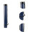 Adjustable Telescoping Poster Tube Waterproof Document Storage Tube with Shoulder Strap, Deep Blue 5