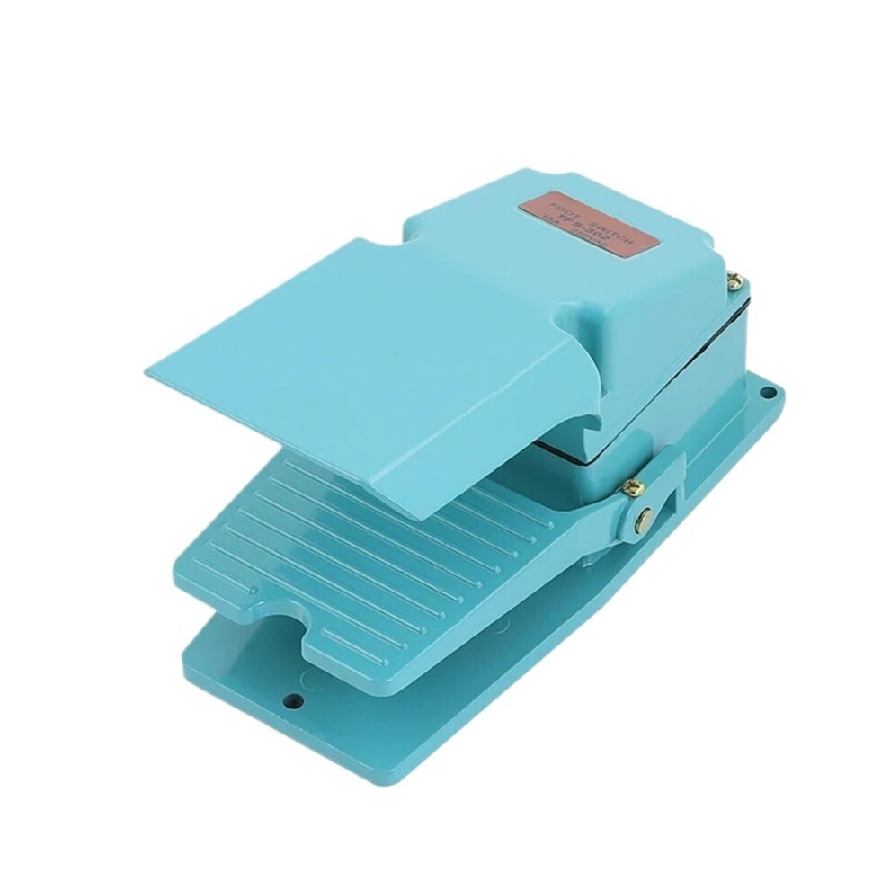 Foot Pedal Switch Antislip Metal Momentary Industrial Treadle Ac 250V 15A 9382693332196
