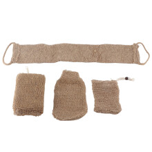 Jute Back Scrubber, Natural Exfoliating Material For A Deep Clean Shower Experience, Versatile & Safe To Use, Gentle Foaming With Dense Bubbles,