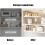 Under Shelf Storage Basket, Hanging Cabinet Organizer, PullOut Design, White, For Kitchen, Office, Wardrobes 5