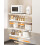 Under Shelf Storage Basket, Hanging Cabinet Organizer, PullOut Design, White, For Kitchen, Office, Wardrobes 2