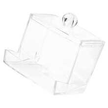 Automatic Poultry Feeder Transparent Acrylic Food Holder Durable BiteResistant Easy Fill for Chickens