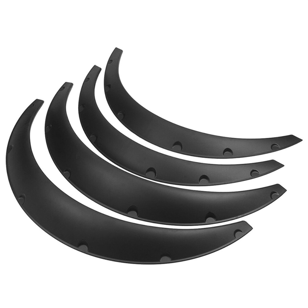 Car Mudguards 4Pcs Set, Carbon Look Wheel Arch Covers, Protective Lip, Antiscratch Mudflaps, Universal Car Accessories 9382693332424