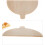 Pack of 4 Solid Wood Pizza Peel Half Round Serving Board with Ergonomic Handle for Baking 2