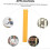 Adjustable Telescoping Poster Tube with Shoulder Strap for Documents Maps and Artwork – Golden 2