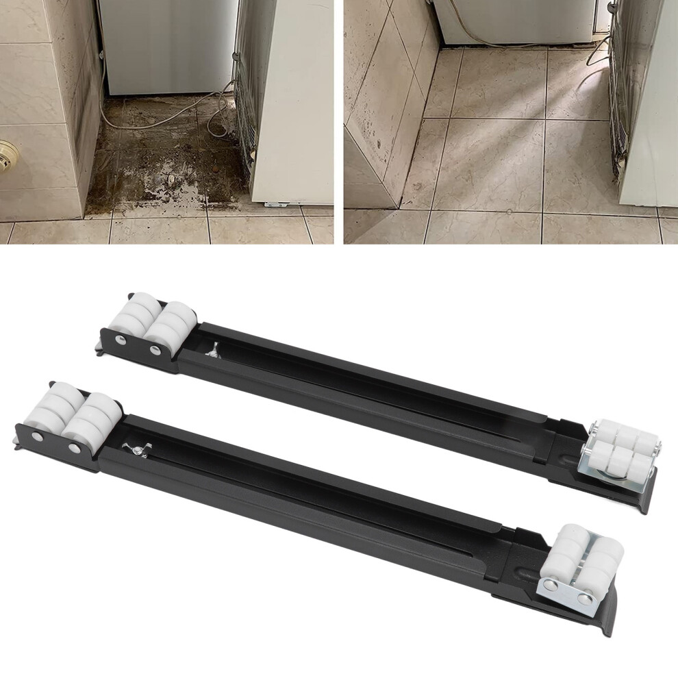 Heavy Duty Appliance Roller Base 300Kg, Extensible 45-70Cm, Black 4961375428164