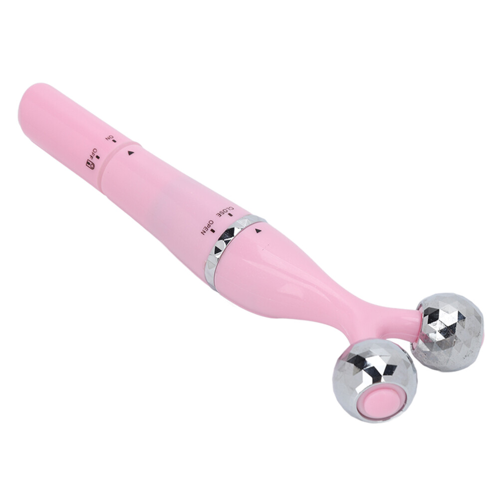 Pink 3-In-1 Facial Massager Roller Skin Lifting & Tightening Electric Microcurrent