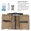 Lightweight Canvas Dog Backpack Harness with Pockets, 50.8cm 6
