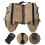 Lightweight Canvas Dog Backpack Harness with Pockets, 50.8cm 15