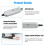 6V-12V Bluetooth Autobatterietester mit CCA 100-2000, Silber 7