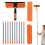 Ceiling Fan Duster with Extendable Long Handle Microfiber Head for  Ceilings and Cobweb Removal 1