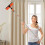 Ceiling Fan Duster with Extendable Long Handle Microfiber Head for  Ceilings and Cobweb Removal 2